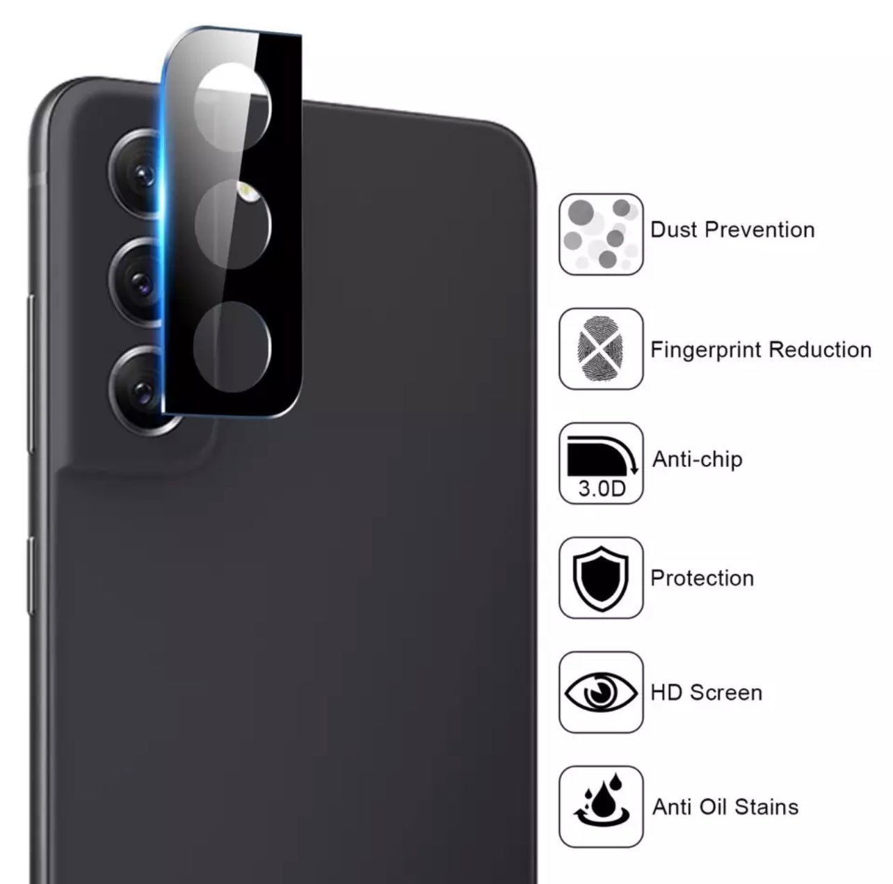 Yamizoo Branded Premium 9H Clear Camera Lens Protector - 1pc pour Apple iPhone 11 Series Yamizoo Branded Premium 9H Clear Camera Lens Protector - 1pc pour Apple iPhone 11 Series